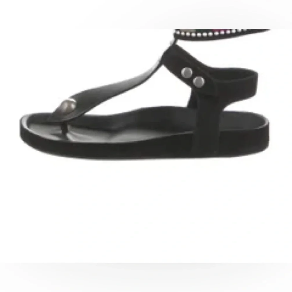 Leather Studded Accents Sandals - Picture 2 of 6